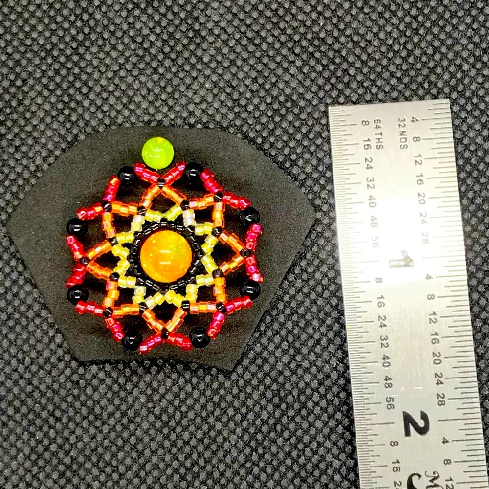 Flexible Beaded Belly Ring/Shield - image 1